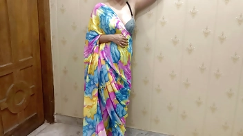 When touched her, she got hot and took his big cock in her pussy. in clear hindi voice