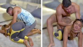 Super Sexy Cute Asian Teen Makes Her Yoga Teacher Horny For Her