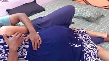 sexy step sister seduced her step brother in the night