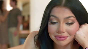 Cultural exchange student Holly Day needs a spanking after misbehaving