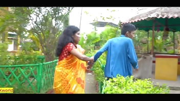 Newly married Village Bhabhi repay husband loan. Hindi Best web series Sex