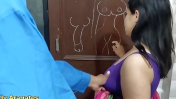 18yrs Indian student having sex with Biology madam! Indian web series sex with clear hindi audio