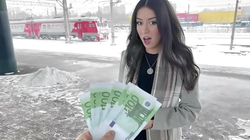 Public Agent - Beauty fucks on the train for money