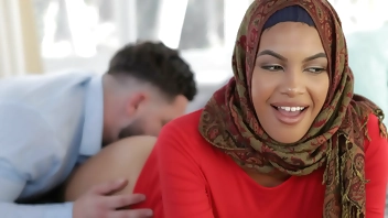 Stepbrother Teaching His Hijab Stepsis a Few Things About Pleasing a Man - Hijablust