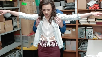 Teen Caught Stuffing Items in Her Bag and Attempts to Leave the Store without Paying - Fuckthief