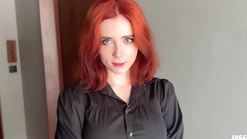 A Beautiful Red-Haired Stranger Was Refused, But Still Came To My Room For Sex
