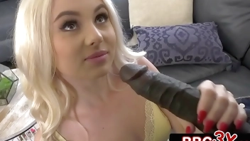 Blonde Teen Blogger Fucked By BBC To Avoid Social Media Ban