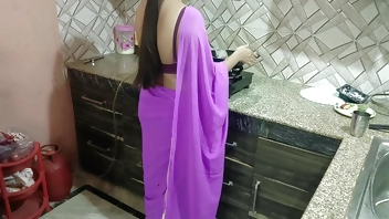 Desi Indian step mom surprise her step son Vivek on his birthday dirty talk in hindi voice