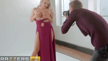 Lana Rose's Photoshoot Gets A Lot Steamier Than Danny Expected When She Strips Down & Pulls Out His Dick - BRAZZERS