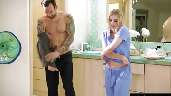 NURU MASSAGE - Two Future Step Siblings Accidentally Fuck Together During Nuru Massage