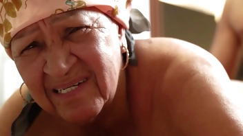 chubby 72 Years old grandma rough anal fucked