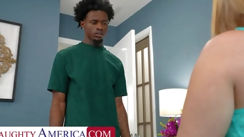 Blonde Beauty Brookie Blair Gets Her Wet Pussy Pounded By One Big Black Cock