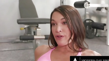 MODERN-DAY SINS - Trainer Katrina Colt Caught Pervert Client Staring! Gave Him What He Really Wanted