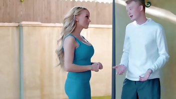 Pristine Edge jump in to show her stepson how to REALLY make this a TRUE apology by having a raunchy threesome