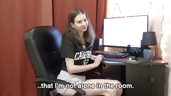 I caught my stepbrother watching porn, but then he surprised me.