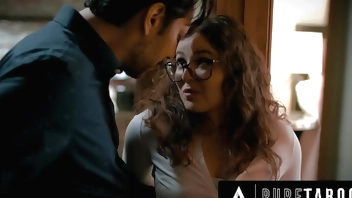 PURE TABOO Innocent Student Leana Lovings Tries To Seduce Menacing Professor Into Sex