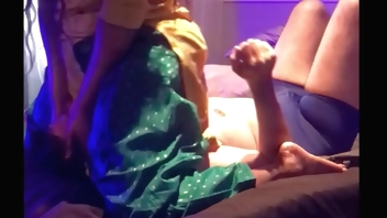 Indian maid punishes sick owner and facesit him hard