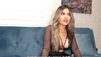 My Casting in a Modeling Agency ends in a Rough Fuck with my future Boss, I hope he gives me the contract! Naty Delgado and Maxx Betancur