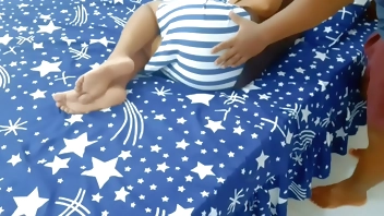 Husband fucks wife's Sister sleeping indian slut Bhabhi share bed