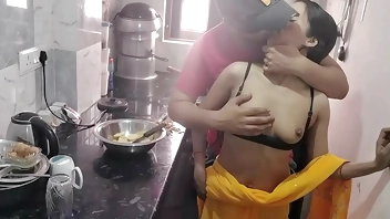 Hot Desi Bhabhi Kitchen Sex With Husband
