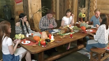 Thanksgiving Dinner turns into Fucking Fiesta by ClubSweethearts