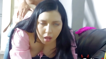 Passionate doggy style sex, pov included to see how it goes in and out