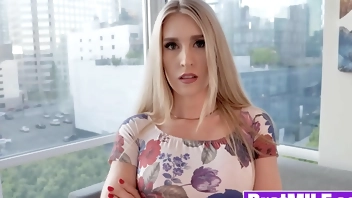 Stepmom MILF Sarah Taylor had some strange techniques to help her stepson