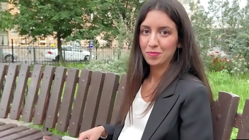 Public agent pickup - Fucked business woman for money