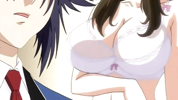 step Mom Seduces her step Daughter's Boyfriend - Hentai Uncensored [Subtitled]