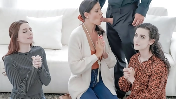 Lucky Stud Has Three Wives to Fuck Them Anytime He Wants - Cncmilf