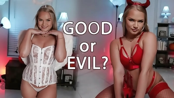 SEX SELECTOR - Harley King As The Devil Temptress Or Angel Slut: Which One Will You Select?