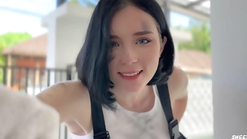 Beauty Auto-Mechanic Deepthroat, Rough Fucks and Gets Facial POV