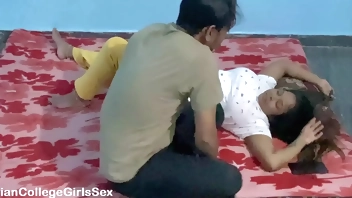 Mature Indian Aunty With Big Belly Having Sex On Floor In Rented Room