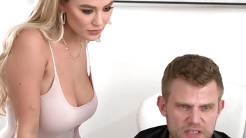 Busty Blonde Blake Blossom Tempts Her Colleague Into Balls Deep Fucking GP2782