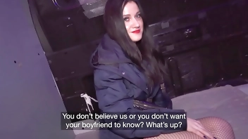 Forgive Me Father - Cheating Czech MILF turned on by danger blowjob and rough sex public pick up