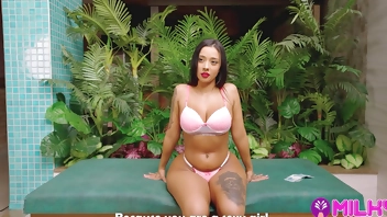 Beautiful big ass Brazilian attends a job interview but her boss turned out to be a pervert.