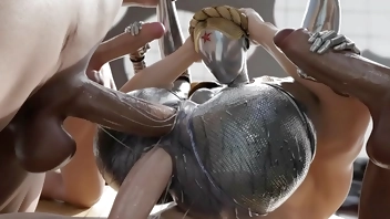 Atomic Heart the twins 3d sfm compilation