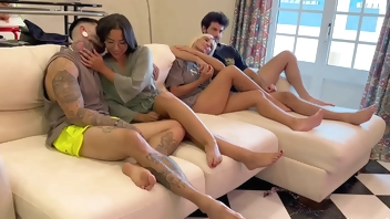 Troca de Casais com meus amigos franceses