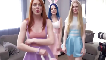 Family Pies S13-E2 Emma Starletto, Jewelz Blu, Lacy Lennon Stepcousins Bad Bunnies