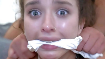 WE ALMOST BROKE HER - Barely Legal Teen Turned Into A Cum Licking Whore