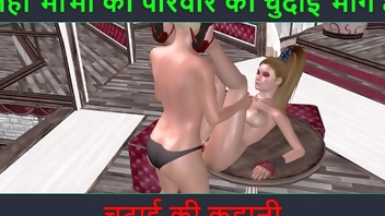 Animated cartoon 3d porn video of two cute girls lesbian fun with Hindi audio sex story