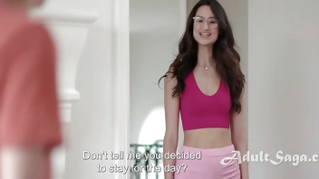 Stepsister's Specs Switched And She Can't See