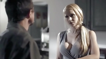 Stepmom and stepdad fuck teen stepdaughter