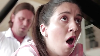 Maid Katty West Bent Over The Piano And Fucked