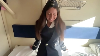 I called the conductor on the train to my compartment and fucked while she was on a break