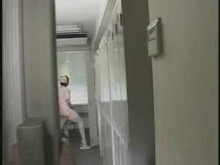 Get down on all fours, oriental nurse is being treated to a kinky doggy style fuck session