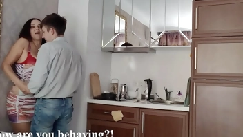 Hard Fucked in the ass of a friend's stepmom for a debt in a casino