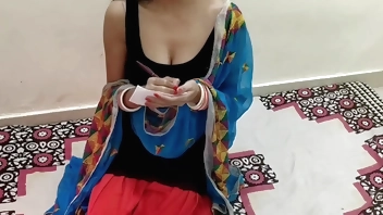 XXX Beautiful Punjabi bhabhi fucked very badly by stepbrother