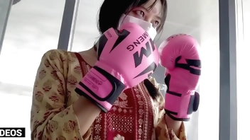 Desi UFC Fighter Girl Punch Likes a Pro