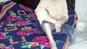 Real Couple Fucking alone in home